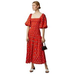 Rhode a line Harper cotton dress- ** has snag**